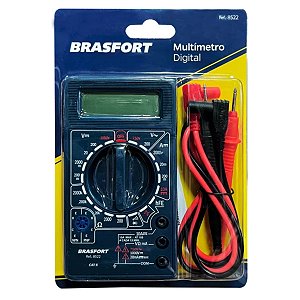 Multímetro Digital Com Alarme BRASFORT - 8522
