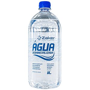 Água Desmineralizada 1LT - Zaker