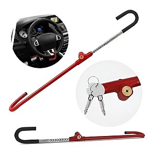 Trava Anti-Furto Volante/Pedal Com Chave Tetra - TRA0001