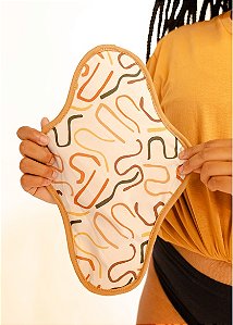 Absorvente de Pano Estampado