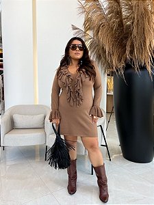VESTIDO HERMIONE BABADOS