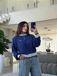 BLUSA BRASIL MANGA BALÃO
