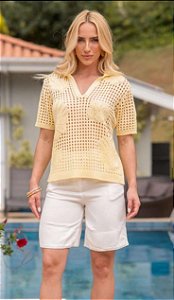 BLUSA POLO FLORA
