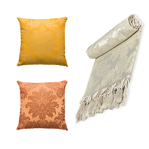 Kit Manta Xale de Sofá Decorativa Nude com 2 Capas de almofadas Colors