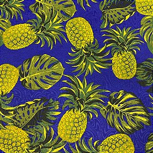 Tecido Jacquard Abacaxi Para Decoração Papel de Parede Painel e Eventos 1,40 de Largura