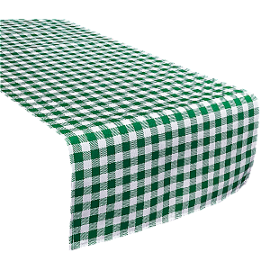 Trilho Caminho de Mesa Estampado Xadrez Festa Junina