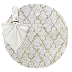 Kit Sousplat Completo de Ano Novo  Mesa Posta Decoração Réveillon Luxuoso