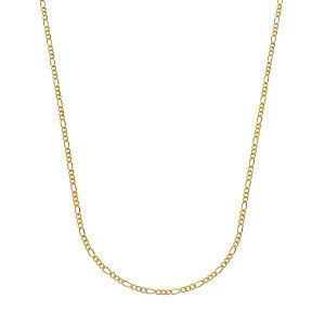 Corrente Dourada Masculina Elo 3 por 1 - 3mm