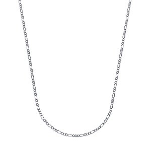 Corrente Prateada Masculina Elo 3 por 1 - 3mm