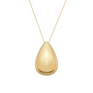 Colar Dourado de Gota