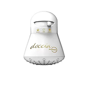 Ducha Doccia 220v 5500w Branco Com Gravação Em Gold - Drd-1220/2 - Dicompel