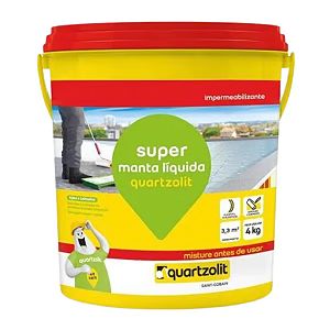 Super Manta Líquida Concreto 4kg Quartzolit