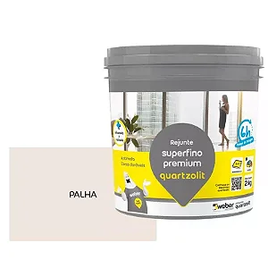 Rejunte Superfino Premium Palha 2kg Quartzolit