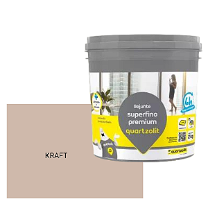Rejunte Superfino Premium Kraft 2kg Quartzolit