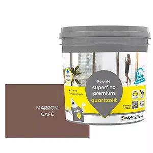 Rejunte Superfino Premium Café 2kg Quartzolit