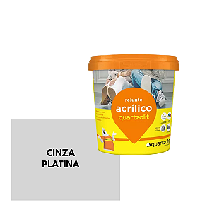 Rejunte Acrílico Cinza Platina 1kg Quartzolit