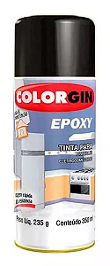 Tinta Spray Alta Temperatura Epoxy 350ml Colorgin