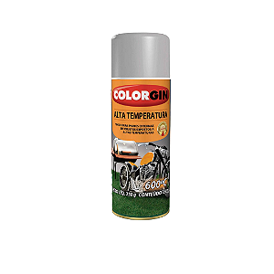 Spray Alta Temperatura Alumínio 350ml Colorgin