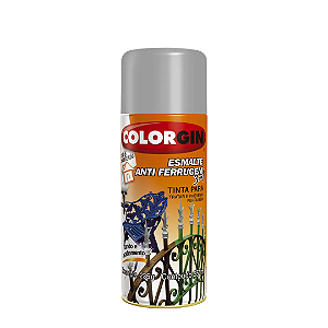 Spray Esmalte Antiferrugem 3 Em 1 Platina 350ml Colorgin