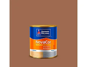 Tinta Esmalte Sintético Novacor Brilho 900ml Marrom Conhaque 31142502 Sherwin Williams