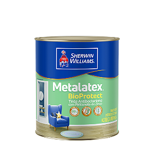 Tinta Metalatex Bioprotect Semiacetinado Branco/Base 800ml Sherwin Williams
