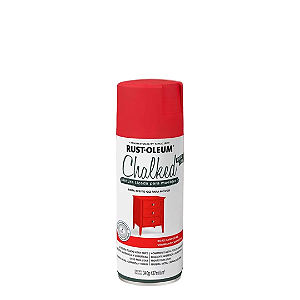 Tinta Spray Rust Oleum Chalked Vermelho Campestre 340g Viapol