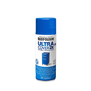 Tinta Spray Rust Oleum Ultra Cover 2x Azul Brilhante 340g Viapol