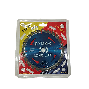 Disco Serra Long Life 7.1/4 24 Dentes Dymar