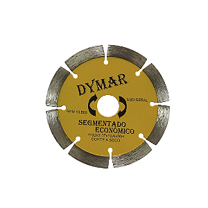 Disco Diamantado Segmentado Econômico 110dx2,0tx10wx20h Dymar
