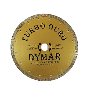 Disco Diamantado Turbo Ouro 9 Dymar