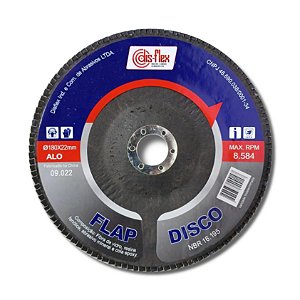 Disco Flap 7x100 Óxido Alumínio - Disflex