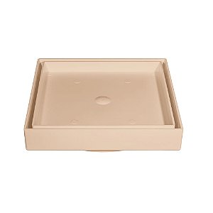 Ralo Invisível 15x15 Bege Estrela