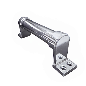 Puxador Alça Cromado Turbo Luxo GDE 110mm clemente