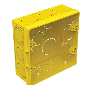 Caixa Luz 4x4 Amarela Tuboline