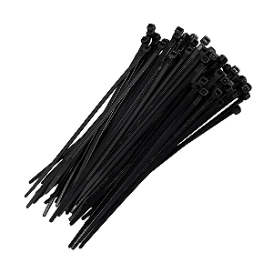 Abraçadeira Nylon 400x4,8 Preta Conjunto 100 Unidades Nove54