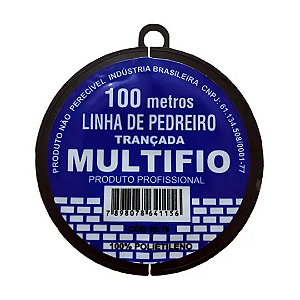 Linha Pedreiro Trançado 100 Metros Multifio