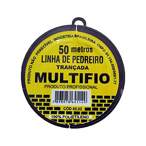 Linha Pedreiro Trançada 50 Metros Multifio