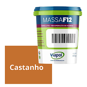 Massa F12 Castanho 400grs Viapol