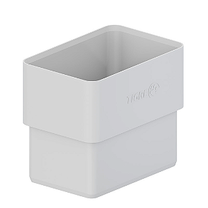 Acoplamento Retangular Aquapluv Style Branco