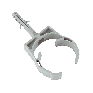 Abraçadeira Com Bucha 1/2 Cinza Escuro Linha Plastbox 5 Tramontina