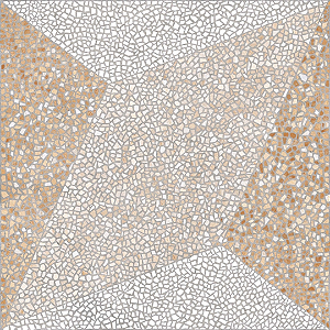 Piso Mosaico Bege 6124 60X60 CX2,58MT2 - Embramaco