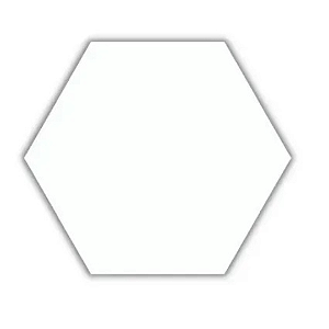Revestimento Fachada hexagonal White CX1,02MT2 - Ceral