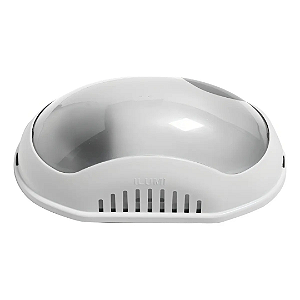 Luminária Tartaruga Decor 25W 250V C/Capa Branca Ilumi