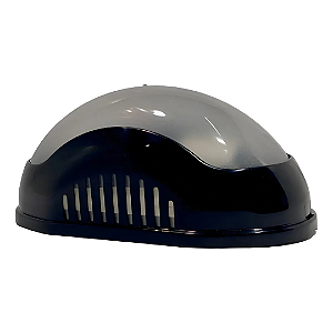 Luminária Tartaruga Decor 25W 250V C/Capa Preta - Ilume