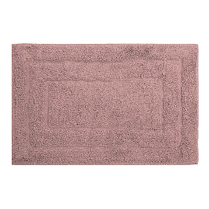 Tapete Banheiro Happy Rosa Retangular 40X60cm Kapazi