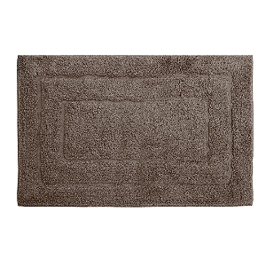 Tapete Para Banheiro Happy Marrom Retangular 40X60cm Kapazi
