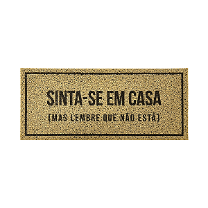 Vinil Long Sinta-se Em Casa 30x70cm Kapazi