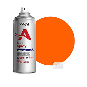 Tinta Spray Luminosa Laranja 400ML Anjo