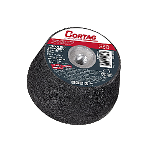 Rebolo Tipo Copo Cônico 75mm G 80 Rosca M14 Cortag
