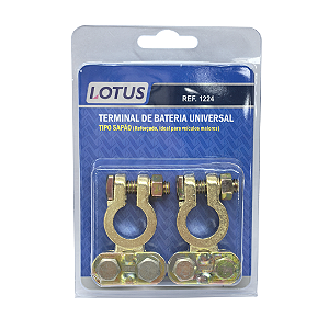Kit 2 Terminal Bateria Universal Sapão 100/10 (1224) Lotus